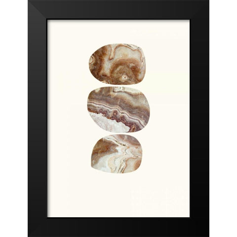 Quarry Black Modern Wood Framed Art Print by Taylor, Evangeline