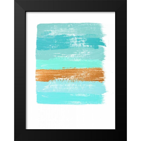RefreshPalette Black Modern Wood Framed Art Print by Taylor, Evangeline