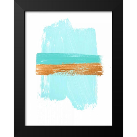 Simple Palette Black Modern Wood Framed Art Print by Taylor, Evangeline