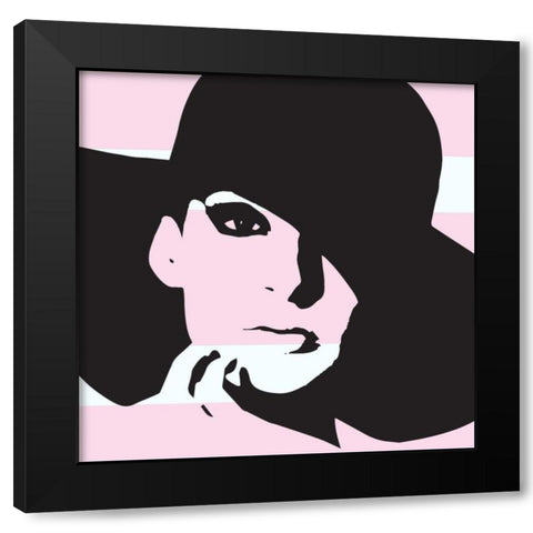 Fashion Shoot Black Modern Wood Framed Art Print by Taylor, Evangeline