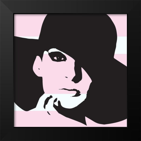 Fashion Shoot Black Modern Wood Framed Art Print by Taylor, Evangeline