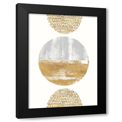 Magnetism Black Modern Wood Framed Art Print by Taylor, Evangeline