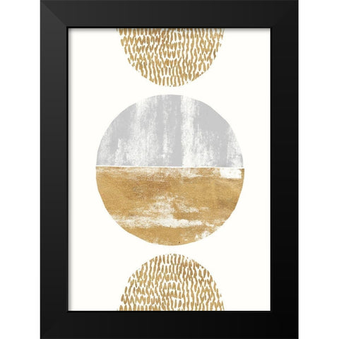 Magnetism Black Modern Wood Framed Art Print by Taylor, Evangeline