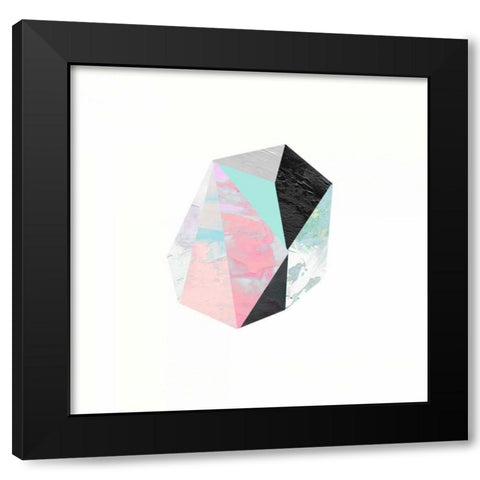 Crystalize 1 Black Modern Wood Framed Art Print by Taylor, Evangeline