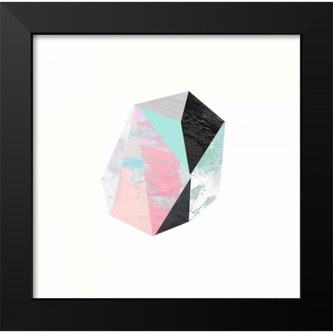 Crystalize 1 Black Modern Wood Framed Art Print by Taylor, Evangeline