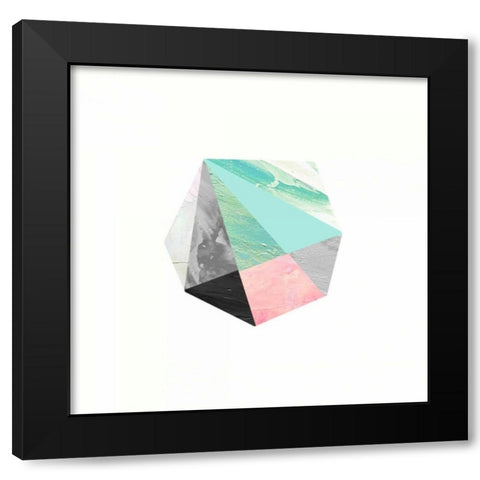 Crystalize 3 Black Modern Wood Framed Art Print by Taylor, Evangeline