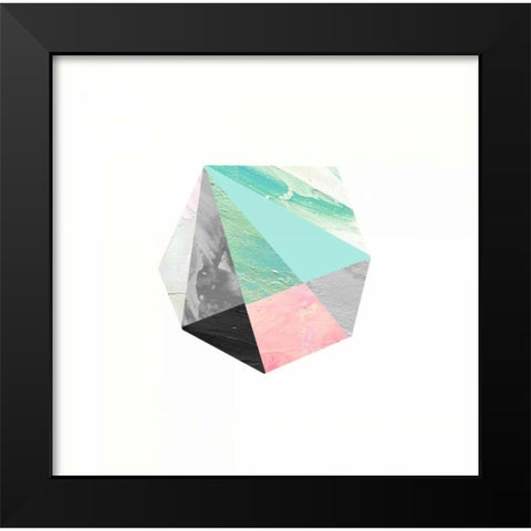 Crystalize 3 Black Modern Wood Framed Art Print by Taylor, Evangeline