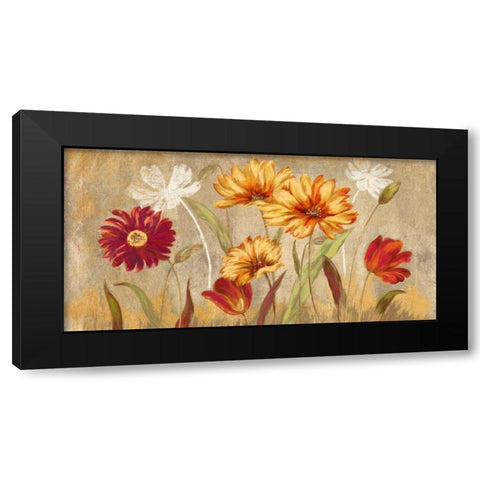 Shades Of Autumn Black Modern Wood Framed Art Print by Art Atelier Alliance