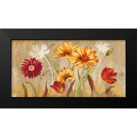 Shades Of Autumn Black Modern Wood Framed Art Print by Art Atelier Alliance