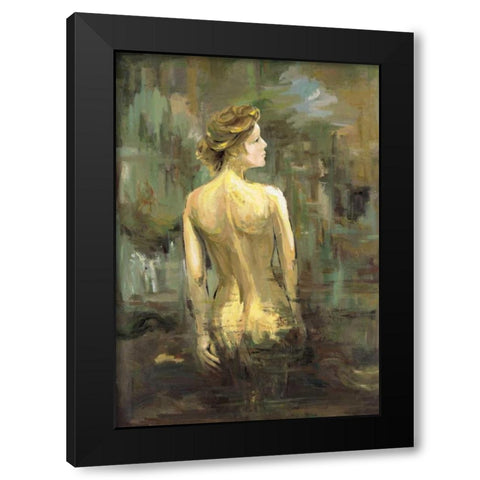 Nude 2 Black Modern Wood Framed Art Print by Art Atelier Alliance