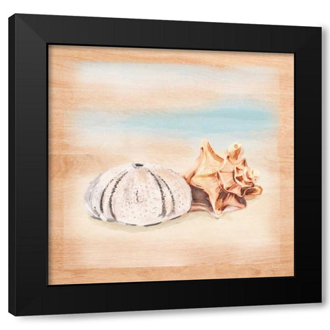 Natural Ocean 1 Black Modern Wood Framed Art Print by Art Atelier Alliance