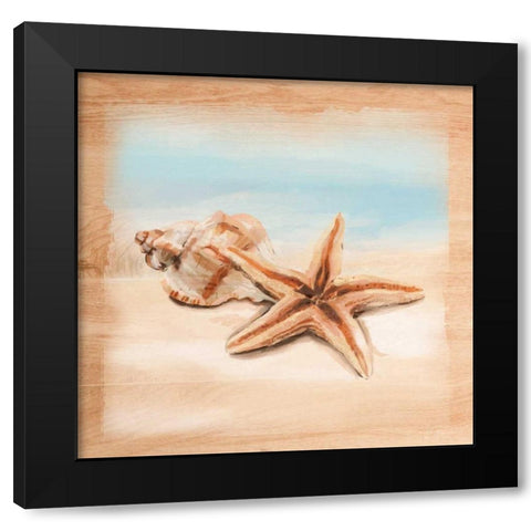 Natural Ocean 2 Black Modern Wood Framed Art Print by Art Atelier Alliance
