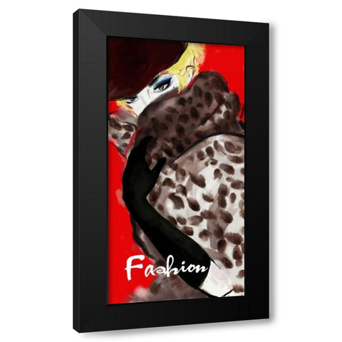 Fashion Inspired Black Modern Wood Framed Art Print with Double Matting by Art Atelier Alliance