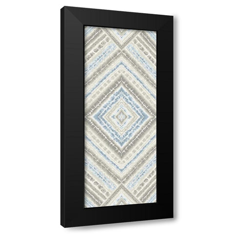 Blye Global Diamond Pattern Black Modern Wood Framed Art Print with Double Matting by Grey, Marielle