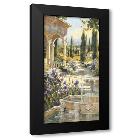 Echoes of Tuscany 1 Black Modern Wood Framed Art Print by Simandle, Marilyn