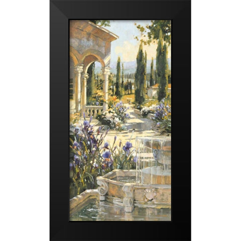 Echoes of Tuscany 1 Black Modern Wood Framed Art Print by Simandle, Marilyn