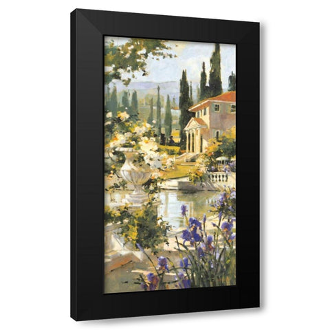 Echoes of Tuscany 2 Black Modern Wood Framed Art Print by Simandle, Marilyn