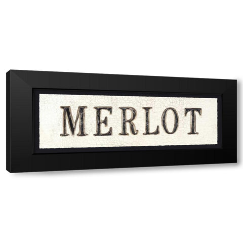 Merlot Black Modern Wood Framed Art Print with Double Matting by Fabiano, Marco