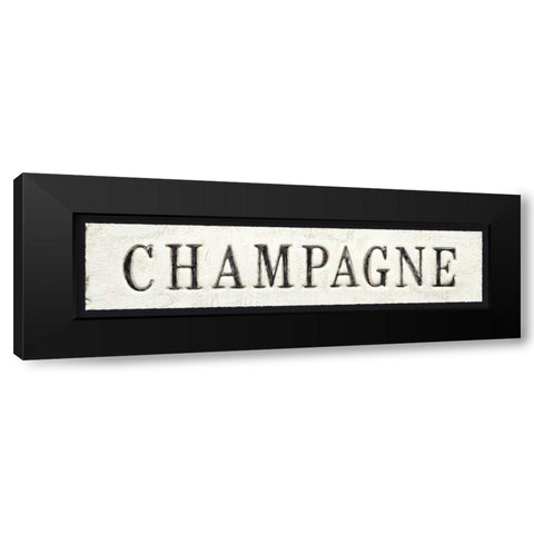 Champagne Black Modern Wood Framed Art Print with Double Matting by Fabiano, Marco