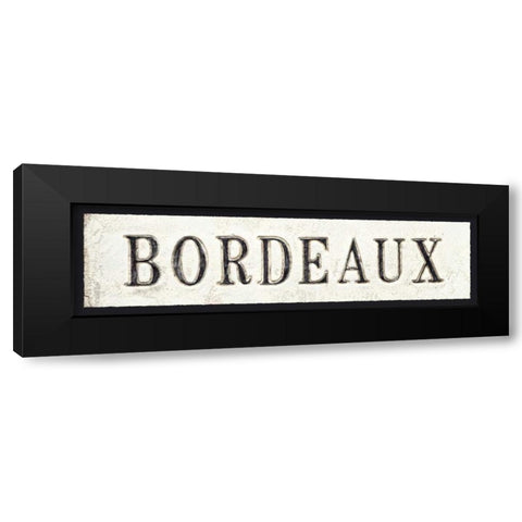 Bordeaux Black Modern Wood Framed Art Print with Double Matting by Fabiano, Marco