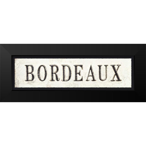 Bordeaux Black Modern Wood Framed Art Print by Fabiano, Marco