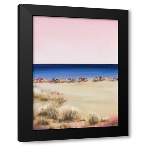 Blue Water Black Modern Wood Framed Art Print by Cook, Andrea