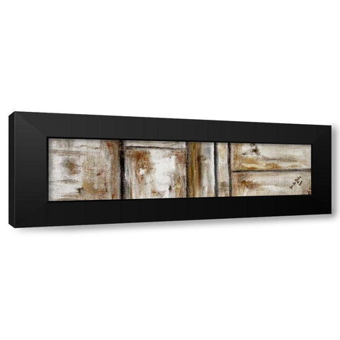 Abstract I Black Modern Wood Framed Art Print by die Zakko, Art