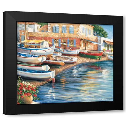 Ambiance de mediterranee I Black Modern Wood Framed Art Print by Erwin, Eric