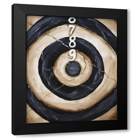 Colonic II Black Modern Wood Framed Art Print by Elki,O