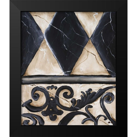 Colonic III Black Modern Wood Framed Art Print by Elki,O