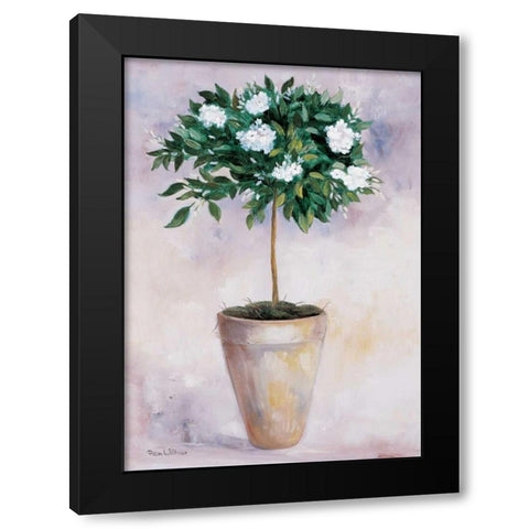 Jasminum Black Modern Wood Framed Art Print by Withaar, Rian