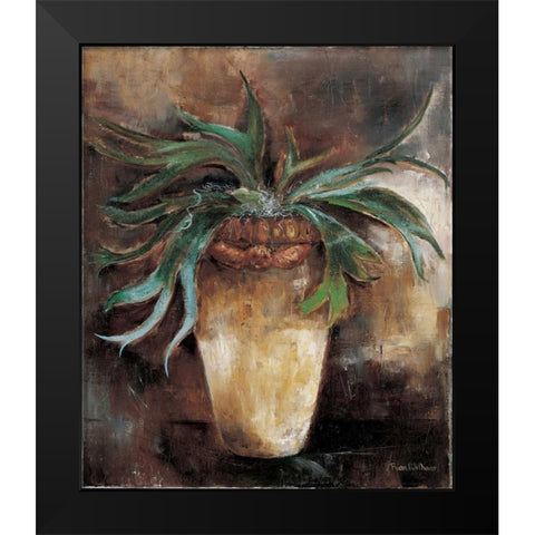 Horn Fern Black Modern Wood Framed Art Print by Withaar, Rian