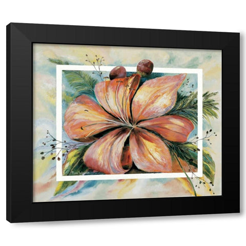 Freesias in fantasy I Black Modern Wood Framed Art Print with Double Matting by Withaar, Rian