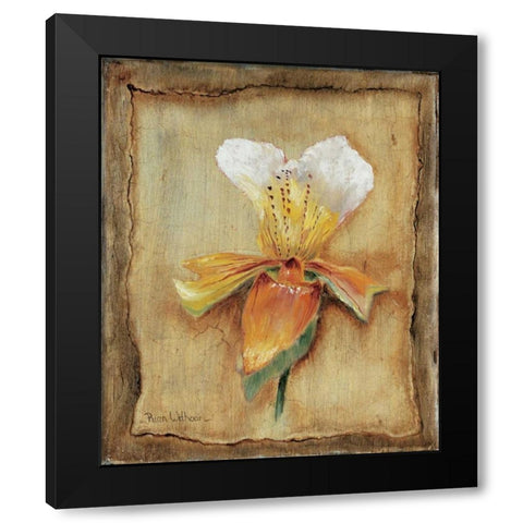 Spring impression I Black Modern Wood Framed Art Print with Double Matting by Withaar, Rian