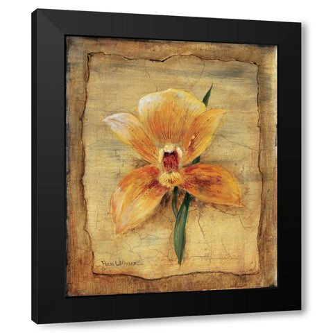 Spring impression II Black Modern Wood Framed Art Print with Double Matting by Withaar, Rian