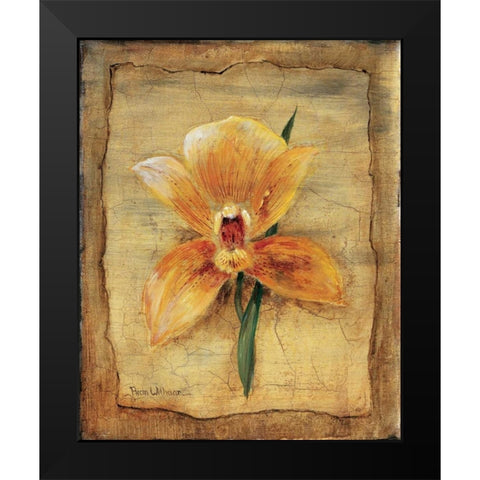 Spring impression II Black Modern Wood Framed Art Print by Withaar, Rian