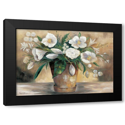 A combination of purity I Black Modern Wood Framed Art Print by Withaar, Rian