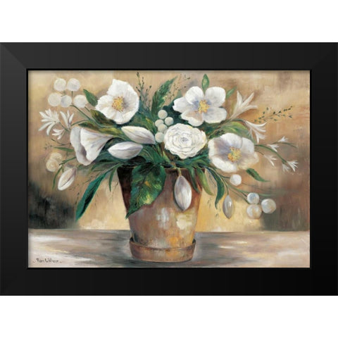 A combination of purity I Black Modern Wood Framed Art Print by Withaar, Rian
