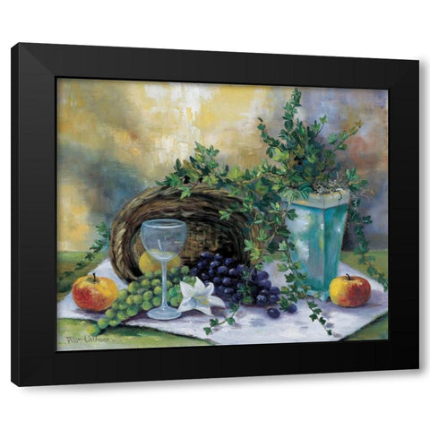 Picnic prepared Black Modern Wood Framed Art Print with Double Matting by Withaar, Rian