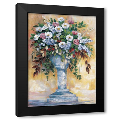 Classical bouquet II Black Modern Wood Framed Art Print with Double Matting by Withaar, Rian