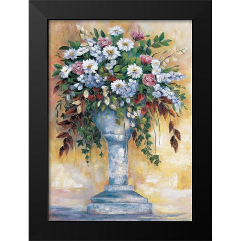 Classical bouquet II Black Modern Wood Framed Art Print by Withaar, Rian