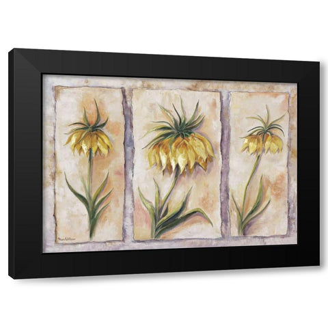 Fritillaria Imperialis Black Modern Wood Framed Art Print by Withaar, Rian