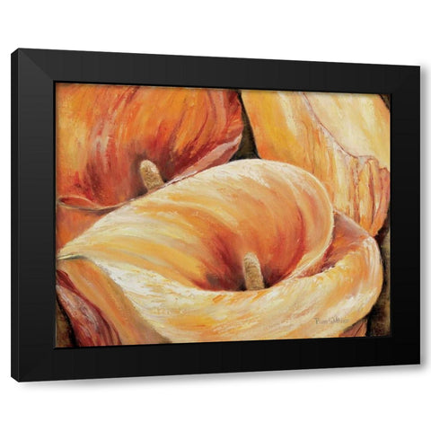 Aurum in detail Black Modern Wood Framed Art Print with Double Matting by Withaar, Rian