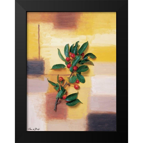 Timeless colours I Black Modern Wood Framed Art Print by de Bruijn, Hans