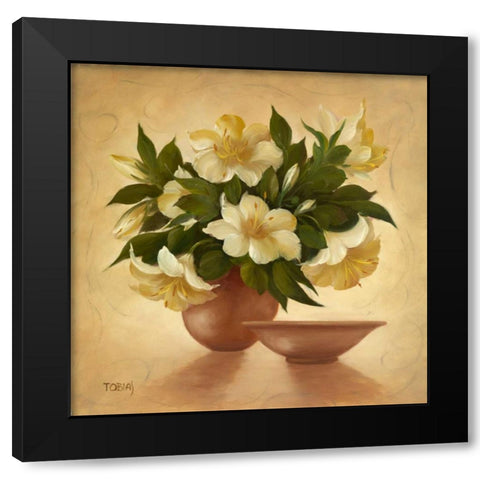 Subtile decorations IV Black Modern Wood Framed Art Print with Double Matting by Tobias, Horst