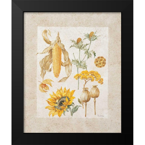 Yellow mix I Black Modern Wood Framed Art Print by Kumorek, Krysztov