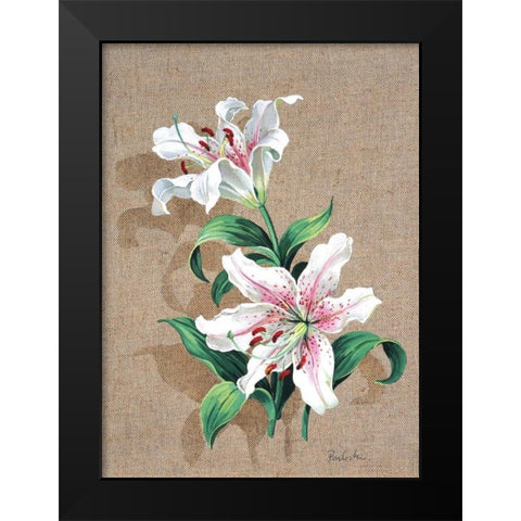 A canvas for 2 Black Modern Wood Framed Art Print by Kumorek, Krysztov