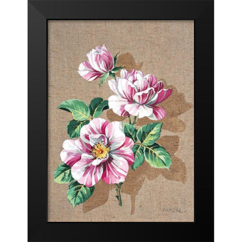 A canvas for 3 Black Modern Wood Framed Art Print by Kumorek, Krysztov