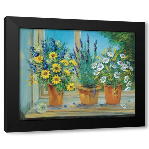 Capable creations Black Modern Wood Framed Art Print with Double Matting by Schottler, Katharina
