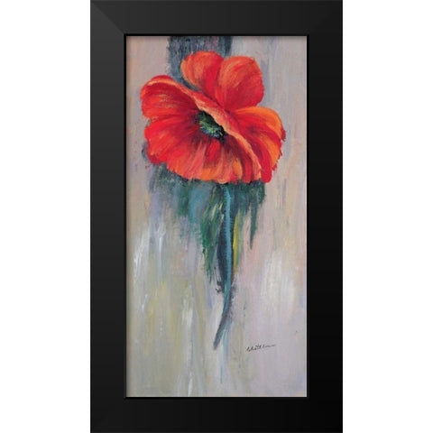 Red poppy III Black Modern Wood Framed Art Print by Schottler, Katharina